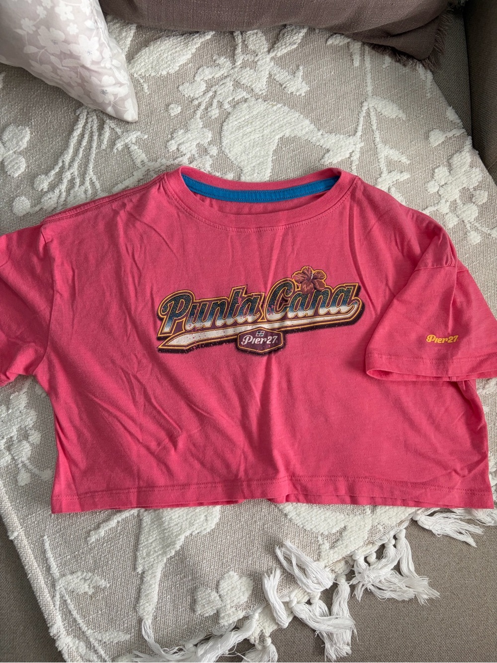 Pier 1 Pink Punta Cana Graphic Tee